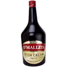 O'Malleys Irish Cream Liqueur, 1.75 L