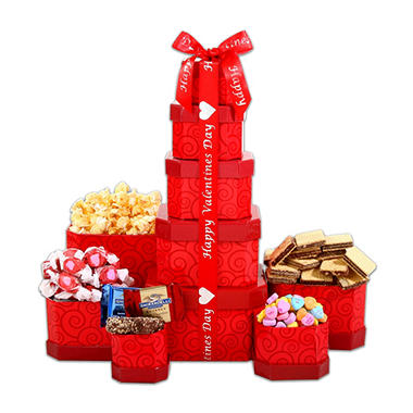 Sweet Suprise Valetine’s Day Gift Tower