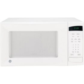 Ge 1 1 Cu Ft 1100 Watts Countertop Microwave Oven White