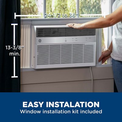 Ge 8 000 Btu Energy Star Wi Fi Air Conditioner With Remote Ahk08lz Sam S Club