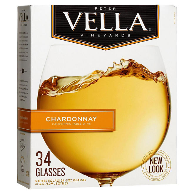 Peter Vella Chardonnay of California (5 L box)