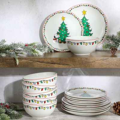 Cheap christmas dinnerware sets best sale