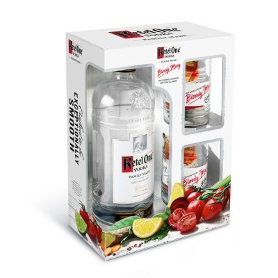 Ketel One Vodka Bloody Mary Gift Pack w/2 glasses Sam's Club
