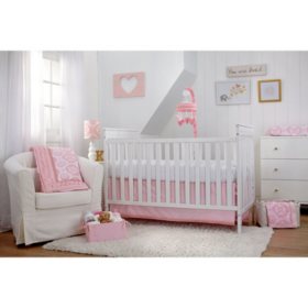 Carter S Crib 4 Piece Bedding Set Heart Of Gold Sam S Club