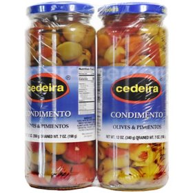 Cedeira Olives and Pimientos, 7 oz., 2 pk.