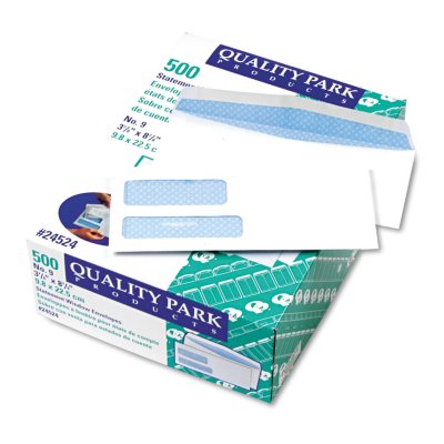 #9 Double Window Security Business Mailing Envelopes for Invoices Statements and for sale online 