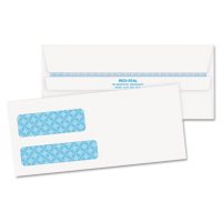 Quality Park Double Window Envelopes, #9, Security Tint, Redi-Seal, 500ct.