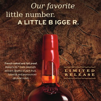 Maker's Mark 46 Cask Strength Bourbon (750 ml) - Sam's Club Maker's Mark 46 Cask Strength Bourbon (750 ml) - Sam's Club