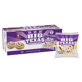 Big Texas Cinnamon Roll, 4 oz., 12 pk.