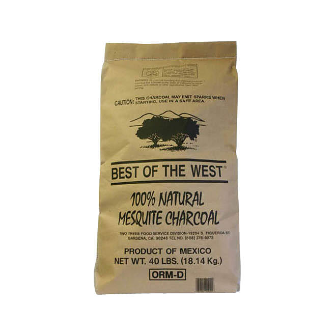 Best of the West 100% Mesquite Lump Charcoal -40lb