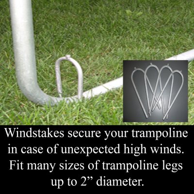 Trampoline hotsell wind stakes