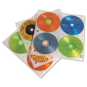 Case Logic Loose-Leaf CD Storage Sleeves - 25 Pack