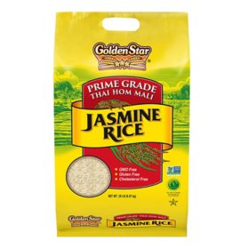 Golden Star Thai Hom Mali Jasmine Rice 20 lbs.