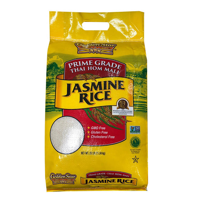 Golden Star 100% Jasmine Rice (25 lbs.)