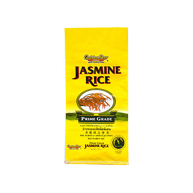 Golden Star Jasmine Rice, 50 lbs.