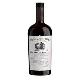 Cooper and Thief Bourbon Barrel Aged Red Blend Red Wine, 750 ml