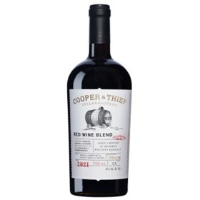 Cooper and Thief Bourbon Barrel Aged Red Blend Wine, 750 ml