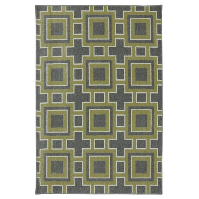 Engraved Area Rug - Pewter
