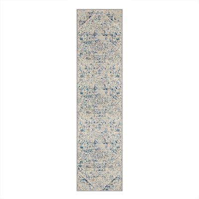 Cleo Icarus Blue Area Rug, 2'x2'11':- 2'x2'11'