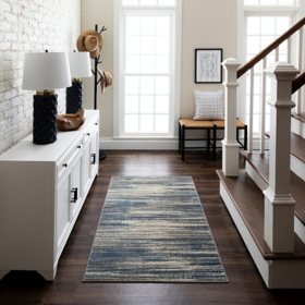 Mohawk Home Orpheus Woven Area Rug, Grey/Dark Blue, Assorted Sizes