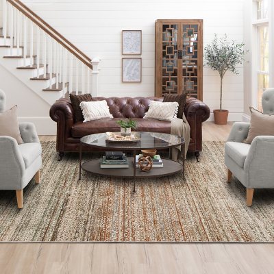 Mohawk Home Woven Traditional Area Rug:- 8'11' x 10'1', Nora Ombre