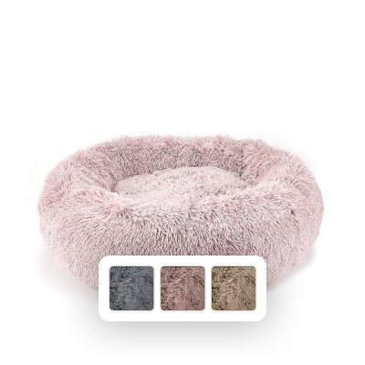 Sam's Pets Missy Medium Gray Round Dog Bed