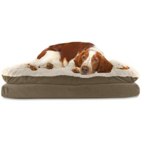 Canine Creations Pillow Topper Rectangle Pet Bed (Choose Your Size and Color)