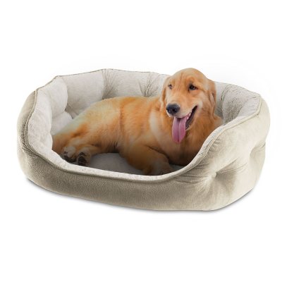 Canine Creations Cozy Oval Round Cuddler Pet Bed (Choose Size & Color ...