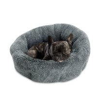 Sleepy Pet Quilted Slumber Oval Round Cuddler, 22" x 22" (Choose Your Color)