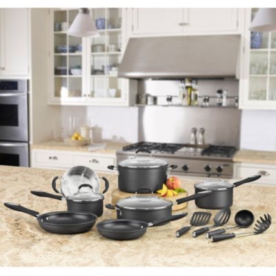 Cuisinart 15 pc. Classic Kitchen Hard Anodized NonStick Cookware Set