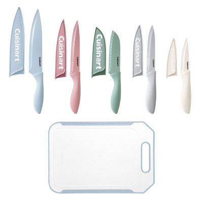 Cuisinart 11-Piece Cutlery Set and Cutting Board (Assorted Colors) - Sam's Club