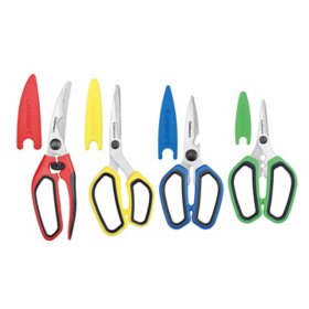 Cuisinart Classic 8pc Stainless Steel Shears Set with Blade Guards (Assorted Colors)		