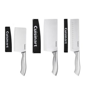 Cuisinart Classic 6-Piece Stainless Steel Chopping Cleaver Set 		