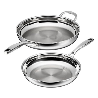 Cuisinart 2-Piece Premium Tri-Ply 10 & 12 Skillet Set