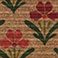 Quin Floral Quatrefoil - Pink & Red, variant on Apache Mills Naturelles Faux Coir Indoor/Outdoor Doormat, 2' x 3'