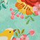 Springtime Tanya Birds, variant on Apache Mills Decorative Sparkle Indoor/Outdoor Doormat, 2' x 3'