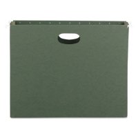 Smead 3 1/2" Hanging File Pockets with Sides, Standard Green (Letter, 10ct.)