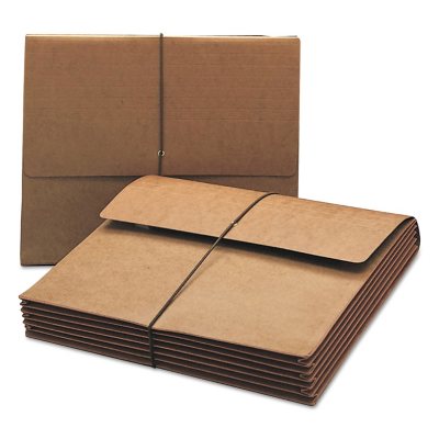 5-1//4/" Black Smead Premium Poly Premium Expanding File Wallet with Closure