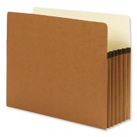 Smead 5 1/4" Accordion Expansion File Pocket, Straight Tab, Letter, Redrope, 10ct.