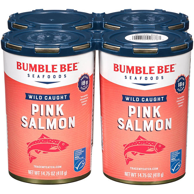 Bumble Bee Wild Alaska Pink Salmon (14.75 oz., 4 ct.)