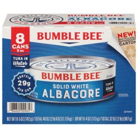 Bumble Bee Solid White Albacore in Water 5 oz., 8 pk.