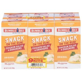 Bumble Bee Snack On The Run Chicken Salad Kits, 3.5 oz., 9 pk.