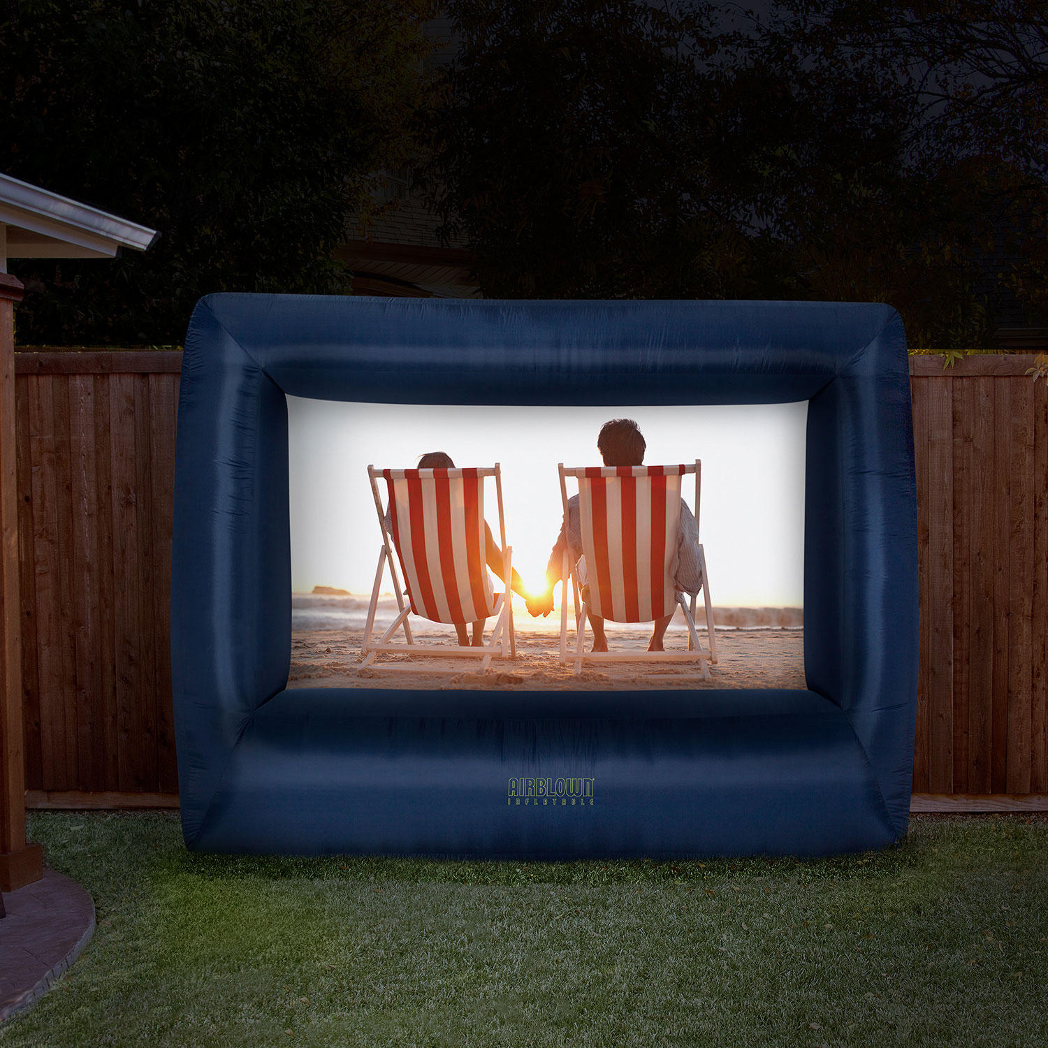 Airblown Inflatable 12’W x 9’H Deluxe Movie Screen with Storage Bag