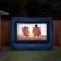 Airblown Inflatable Deluxe Movie Screen with Storage Bag, 12'W x 9'H