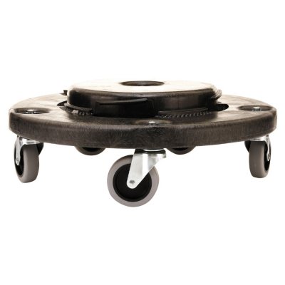 Details about   Rubbermaid Commercial Brute Round Twist On/Off Dolly 250lb Capacity 18dia x 6 5 