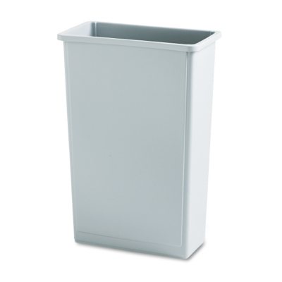 Rubbermaid Slim Jim® 23 gal Grey Plastic Trash Receptacle - 20L