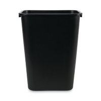 Boardwalk Soft-Sided, Plastic Wastebasket - Black (10.25 gal.)