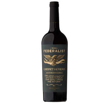 The Federalist Bourbon Barrel Aged Cabernet Sauvignon Wine, 750 ml