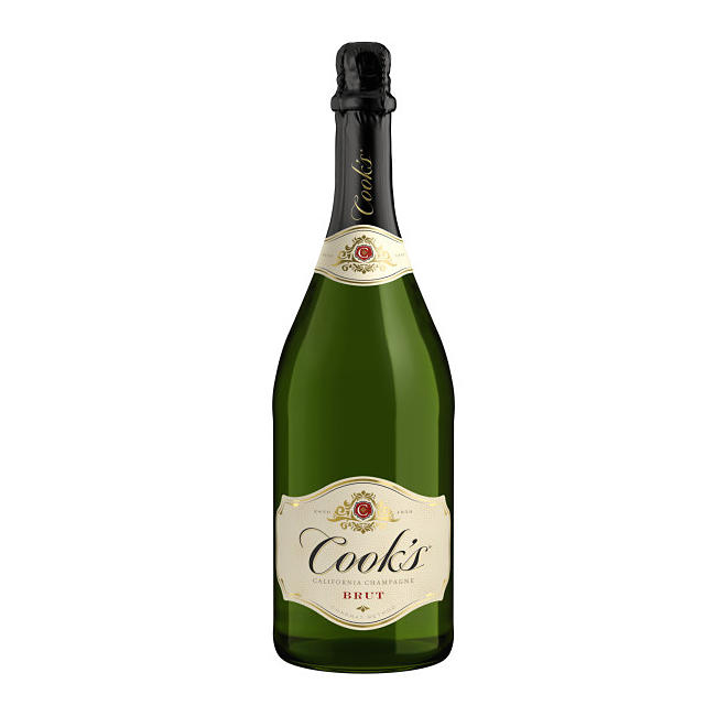 Cook's California Champagne Brut White Sparkling Wine 1.5 L