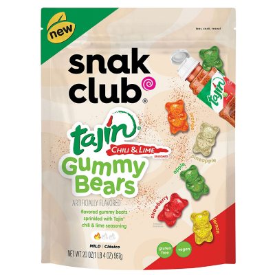 Snak Club Tajin Gummy Bears, 20 oz. - Sam's Club